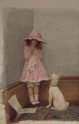 Utanç içinde (suluboya) by William Henry Gore