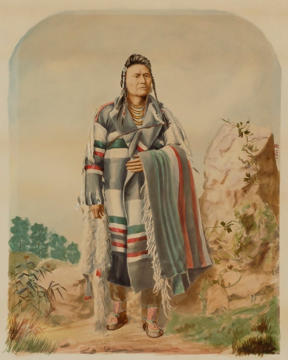 Nez Perce Şefi Joseph, yaklaşık. 1880. by William Henry Holmes