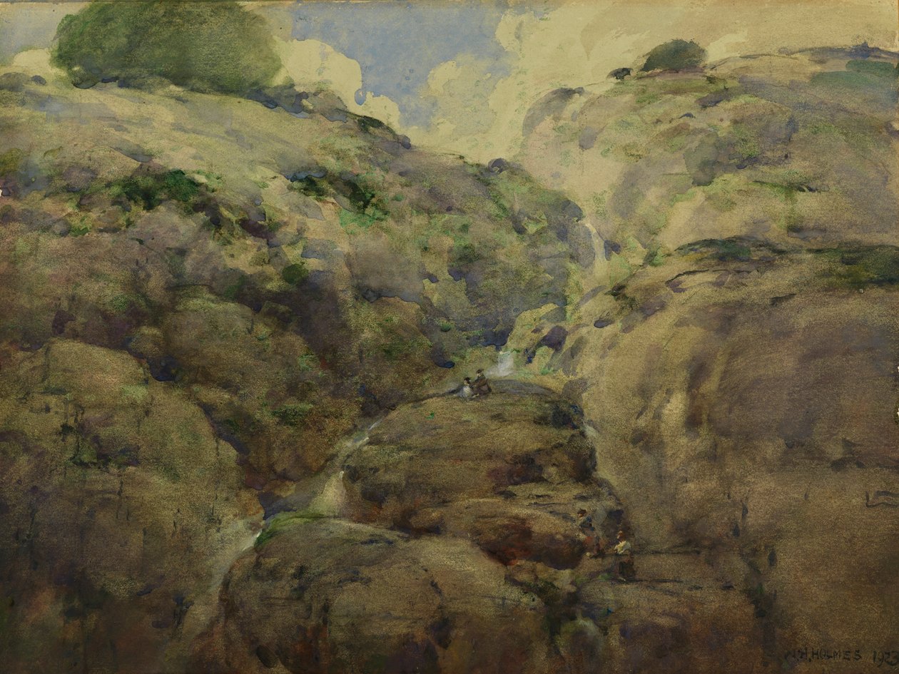 Dağ Geçidi, Colorado, 1923. by William Henry Holmes