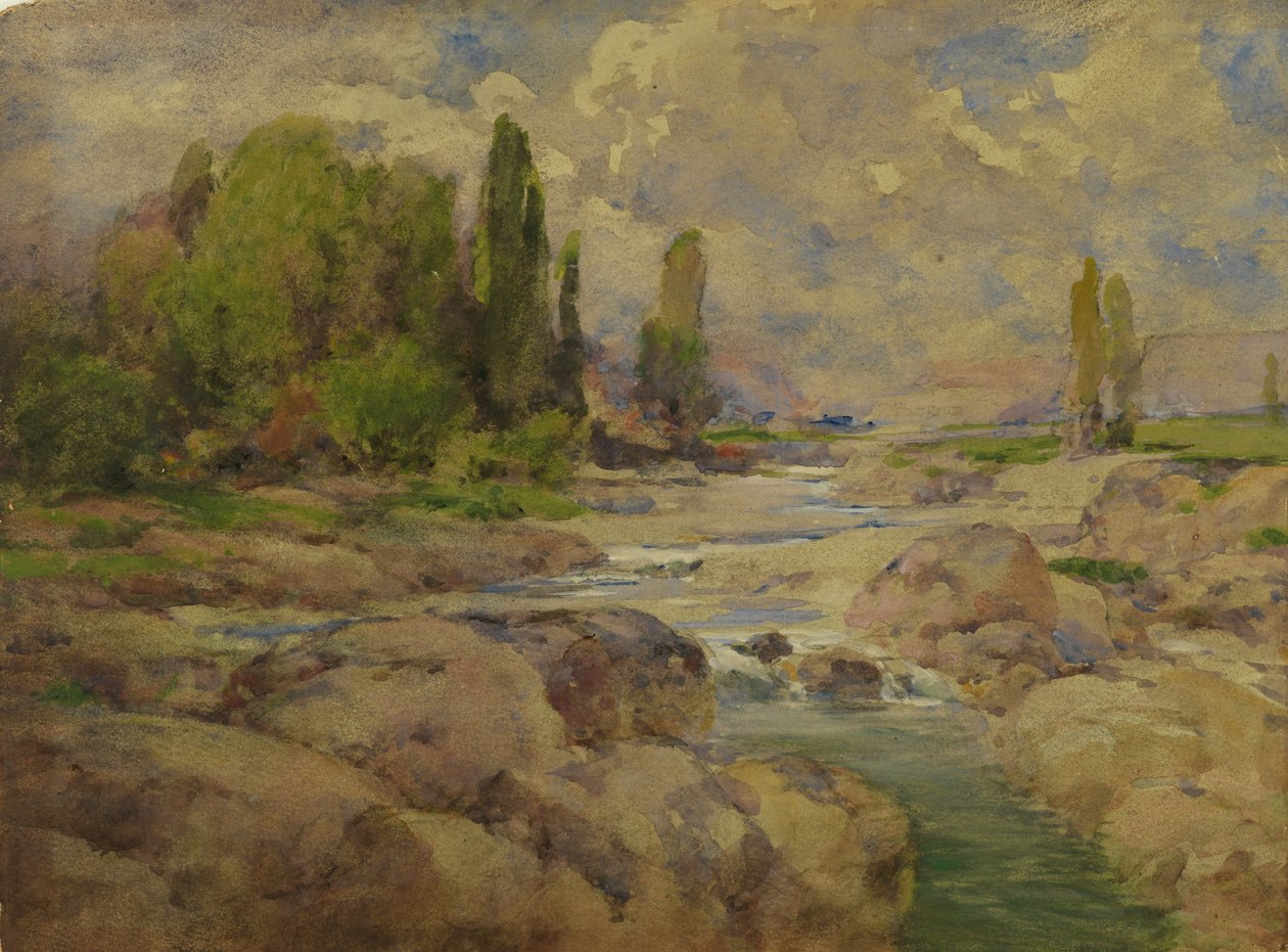 Normal Kaya Deresi, 1910. by William Henry Holmes