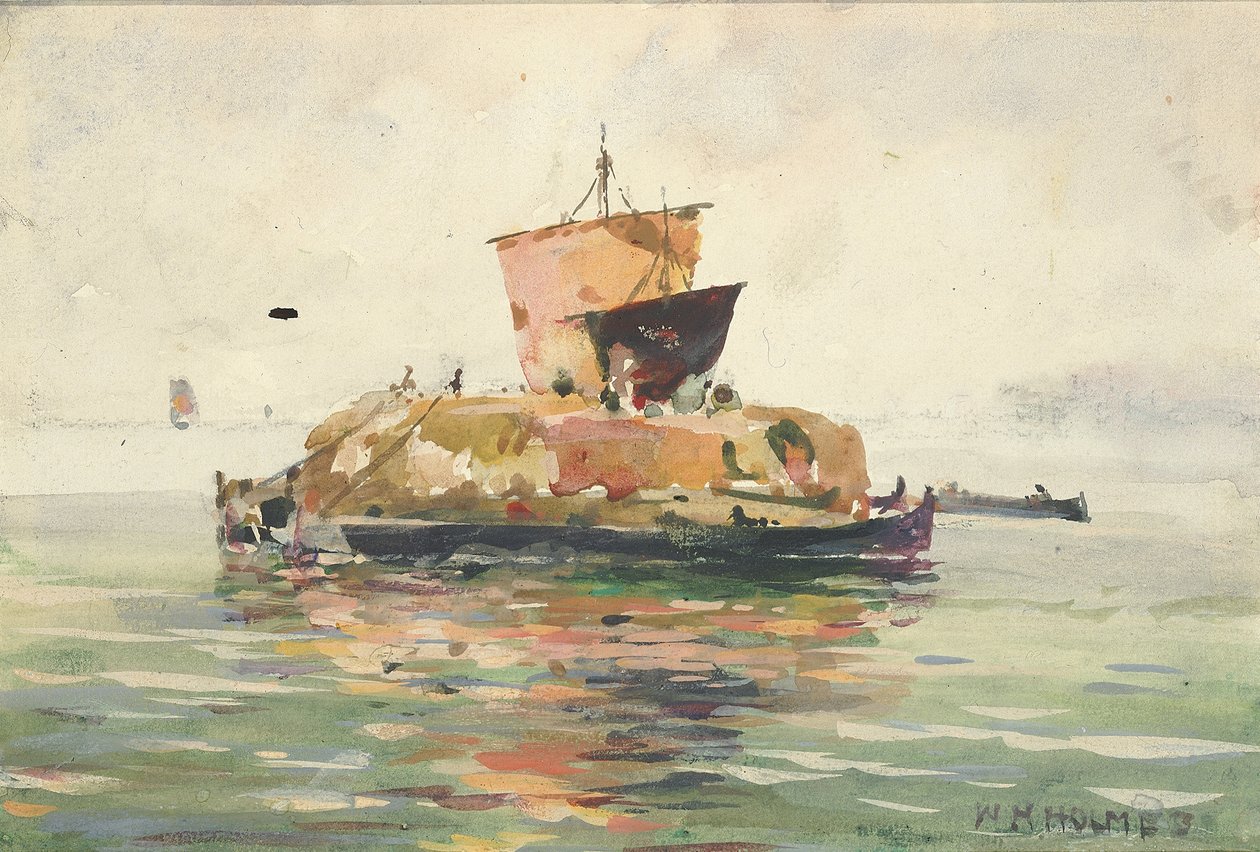 Venedik Yük Tekneleri, n.d. by William Henry Holmes