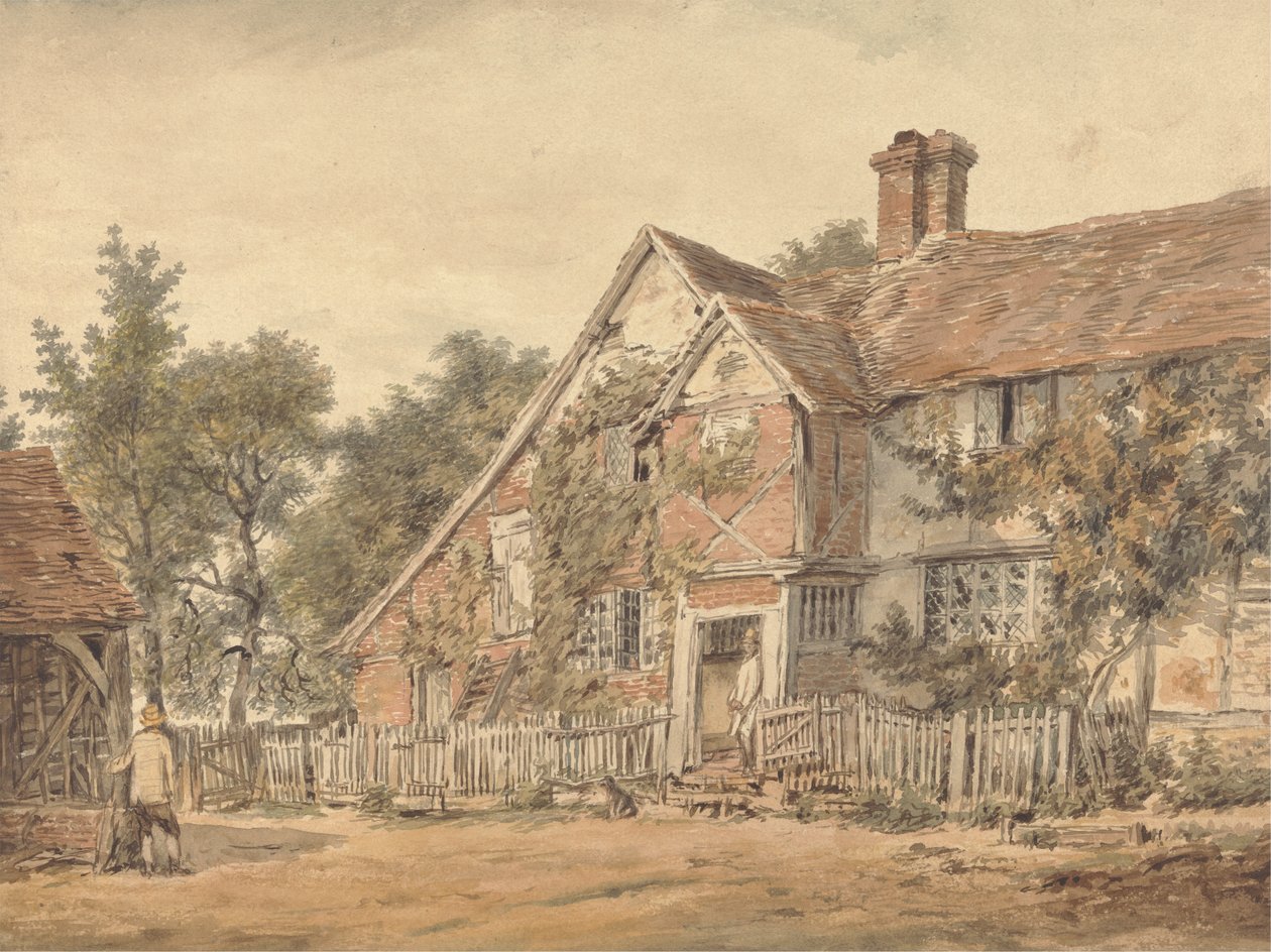 Bir Çiftlik Evi by William Henry Hunt