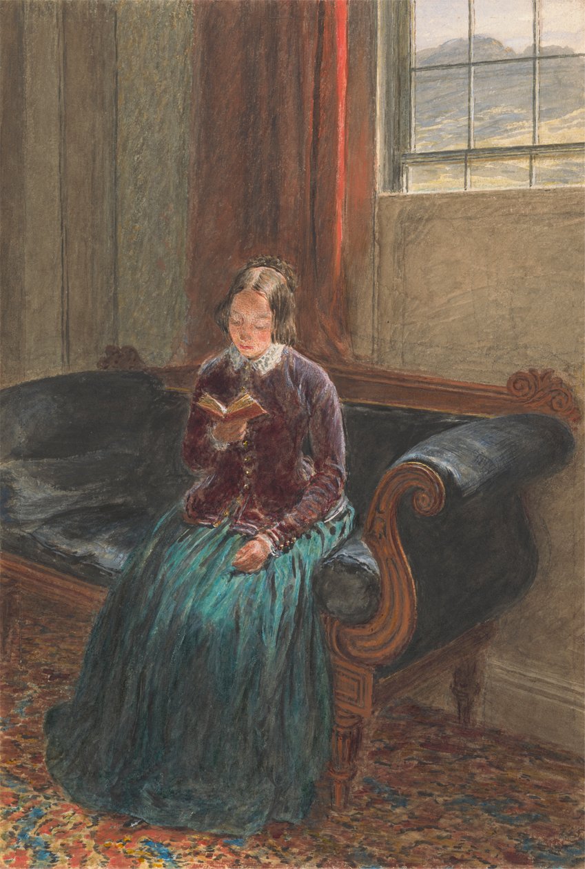 okuyan bayan by William Henry Hunt
