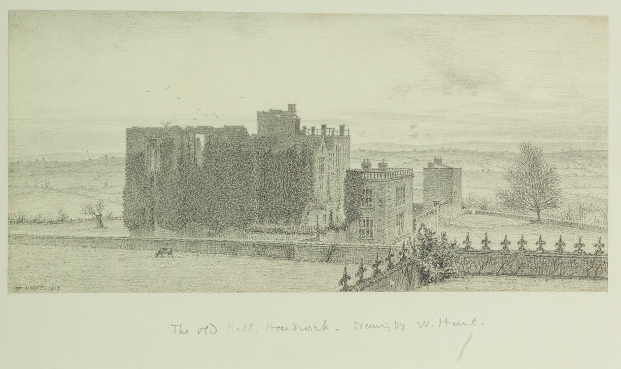 Hardwick Eski Salon by William Henry Hunt