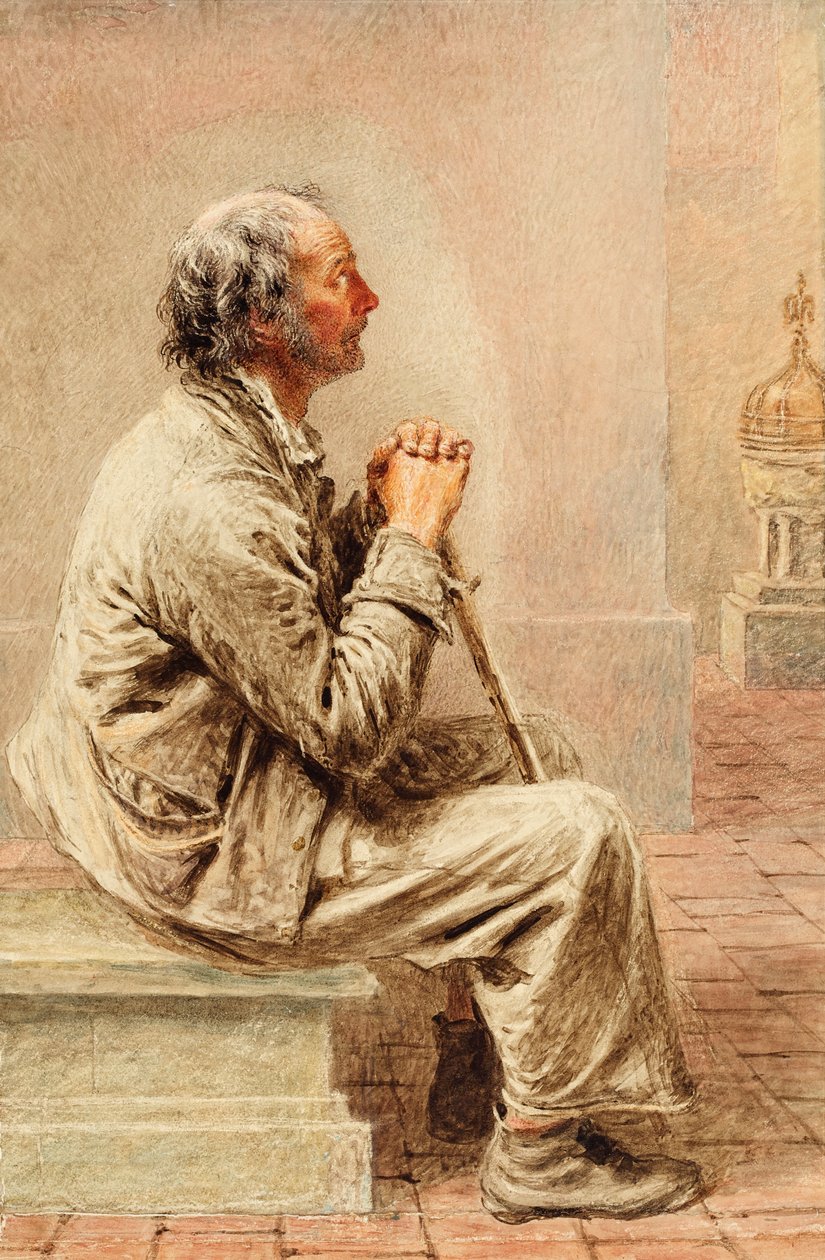 Rustik Adanmışlık, c.1840 by William Henry Hunt