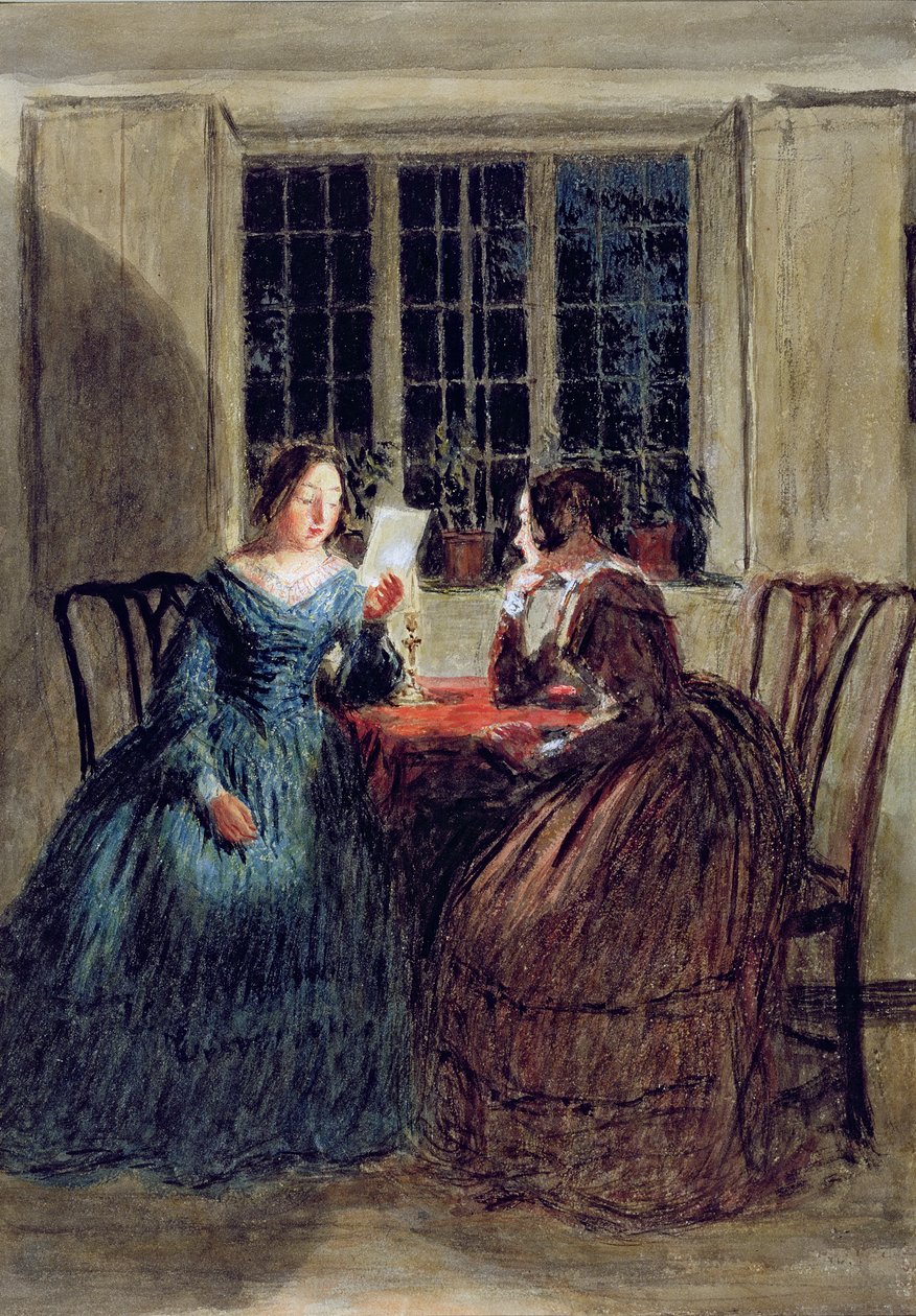Mum ışığında sahne by William Henry Hunt
