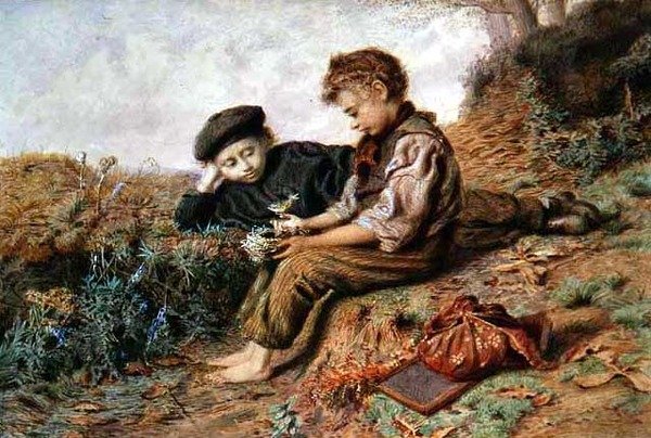 Çalıntı Yuvası Olan Okul Çocukları by William Henry Hunt