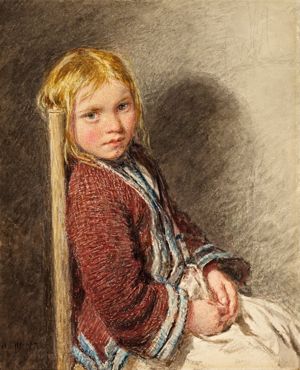 Utangaç Bakıcı, 1840 dolayları by William Henry Hunt