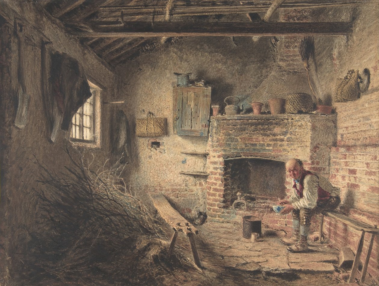 Oduncunun Kahvaltısı Dal Toplayıcının Yemeği, yakl. 1832-34 by William Henry Hunt