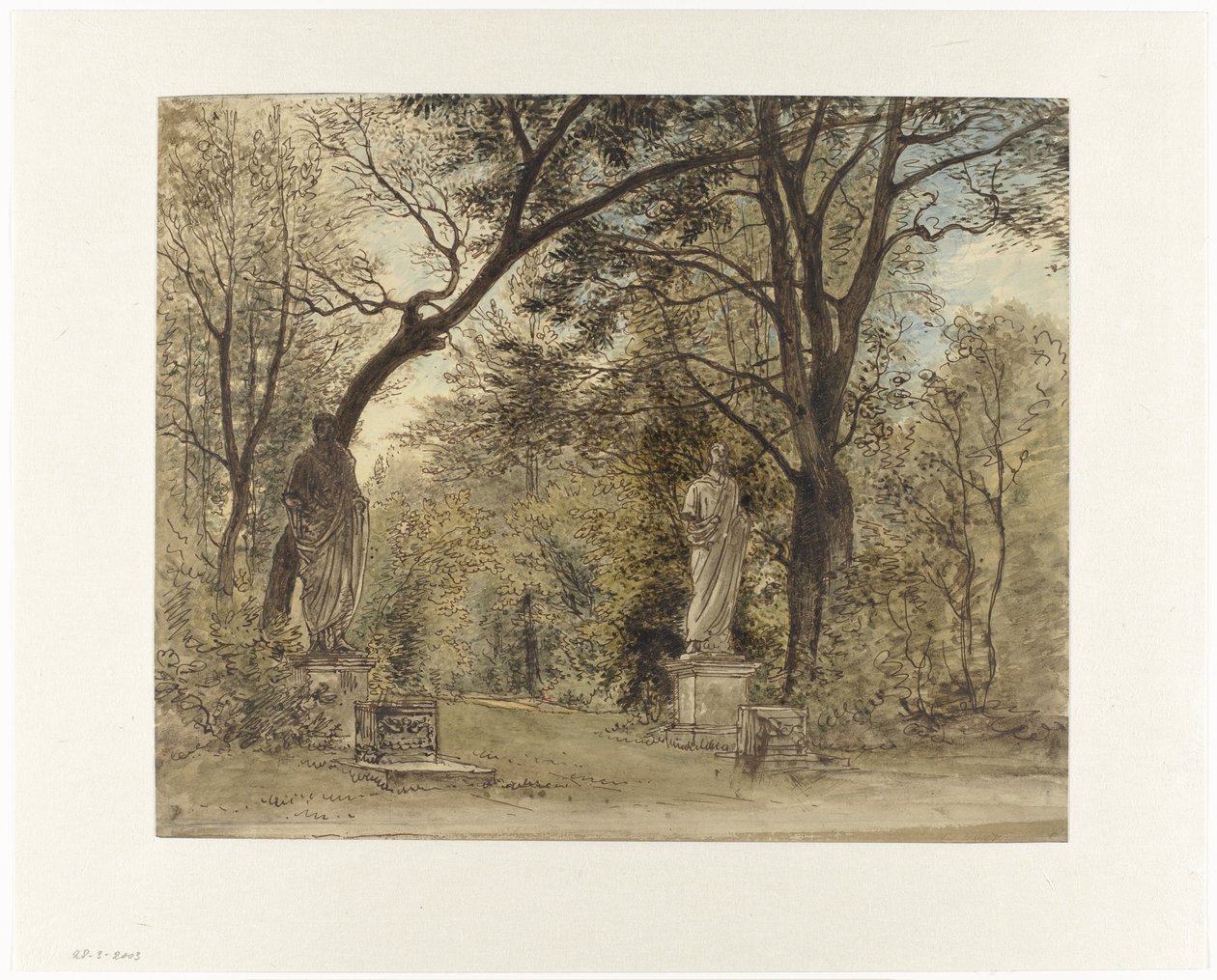 Chiswick Park'taki Bahçe Heykelleri by William Henry Hunt