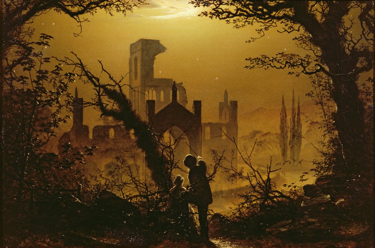 Kirkstall Manastırı, Yorkshire, 1877 by William Henry James Boot