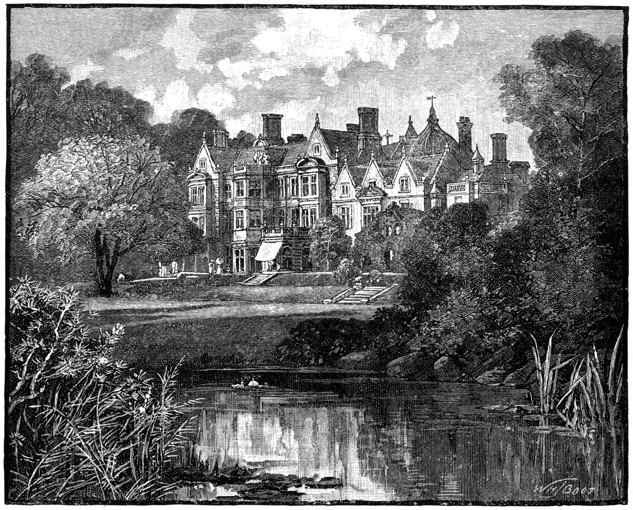 Sandringham Evi, Norfolk, 1900. by William Henry James Boot