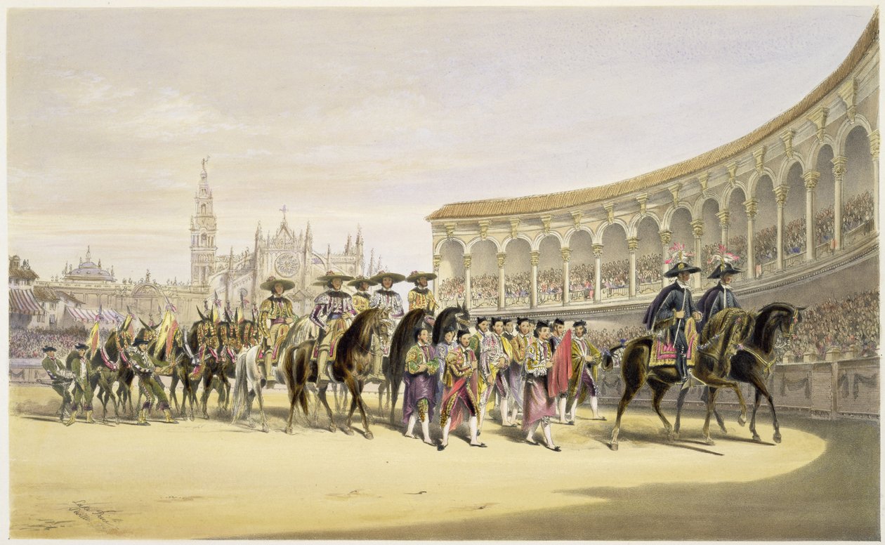 Alayda Toreros'un Girişi, 1865 by William Henry Lake Price