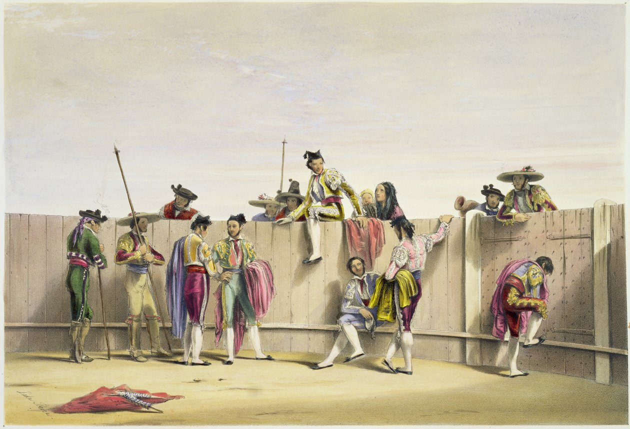 Boğalar Arasında Dinlenen Toreros, 1865 by William Henry Lake Price