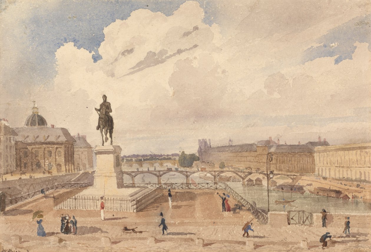 Pont Neuf'tan görünüm by William Henry Lake Price