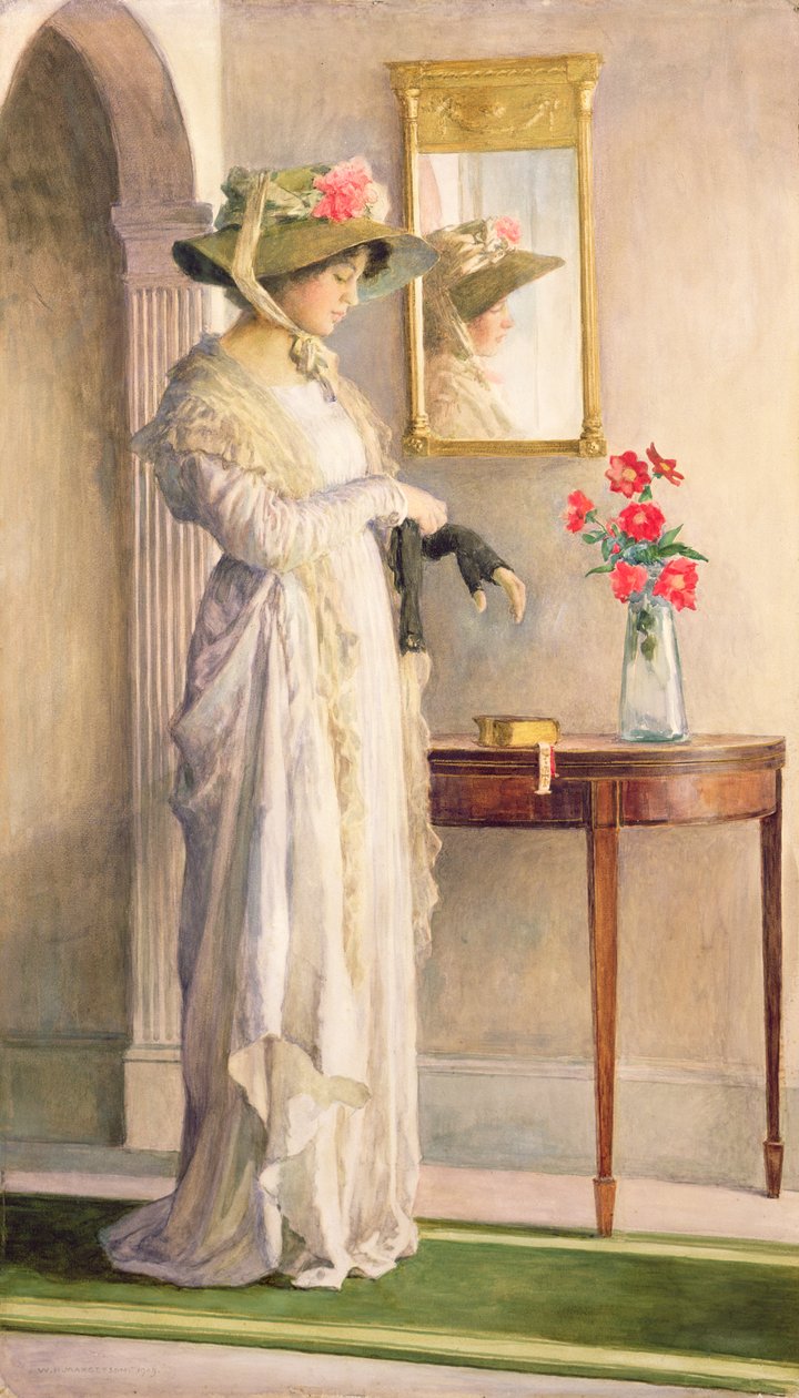 Bir Anın Yansıması, 1909 by William Henry Margetson