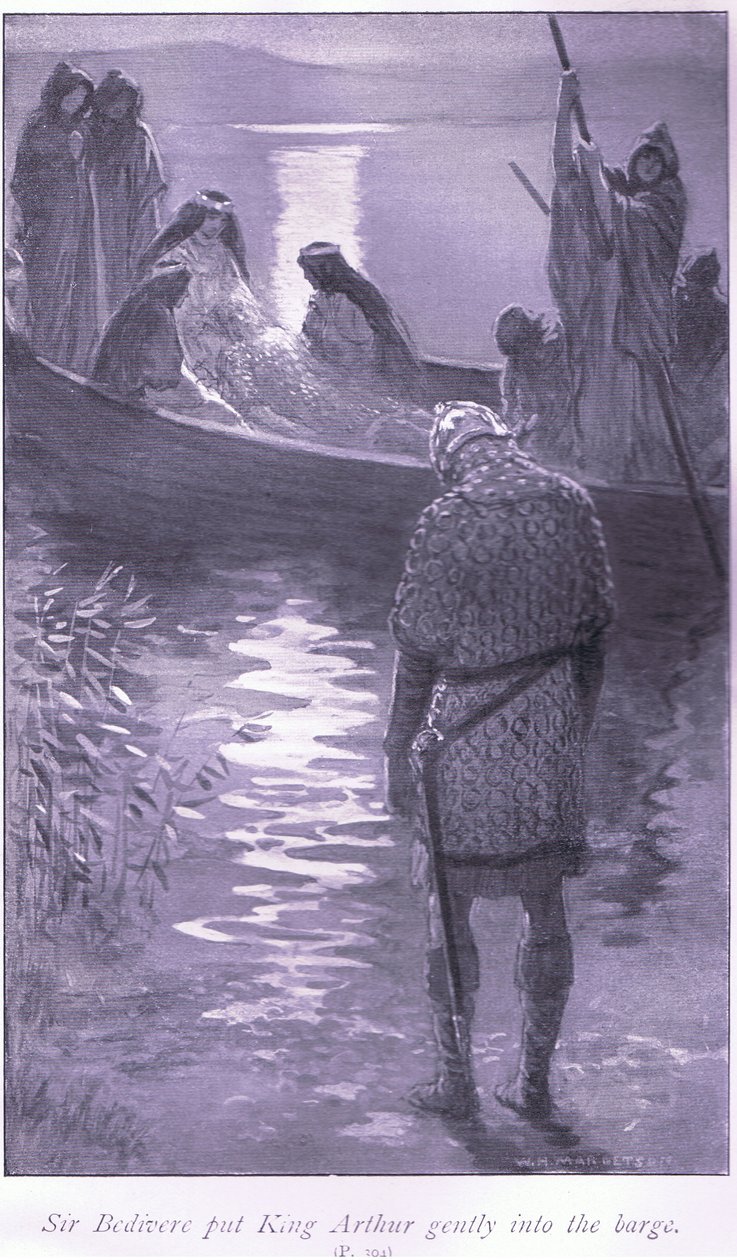 Sir Bedivere, Kral Arthur