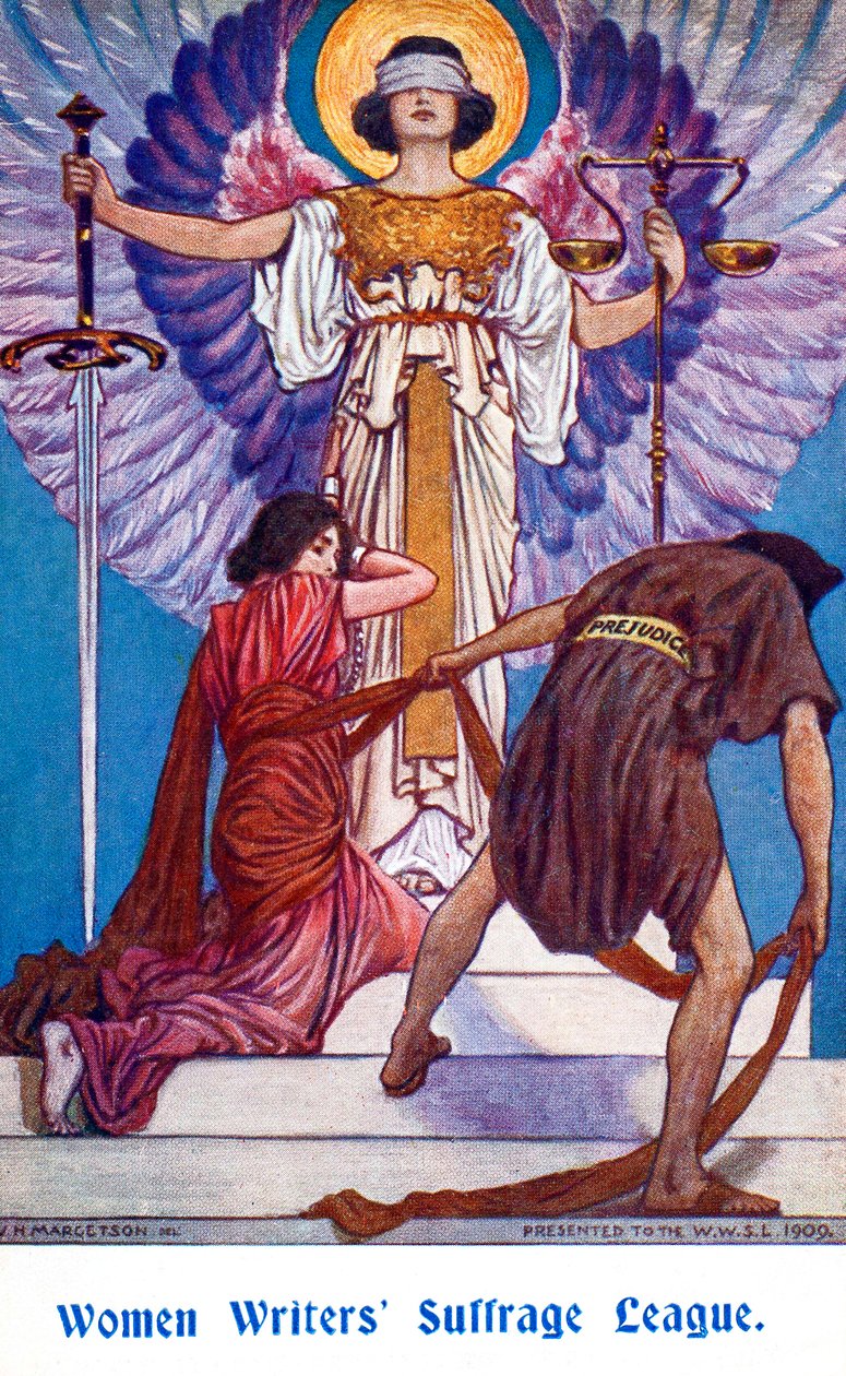 Kadın Yazarlar Oy Hakkı Birliği, 1909 by William Henry Margetson
