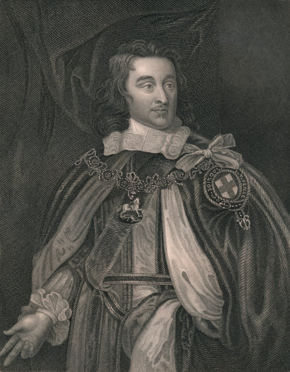 George Monk, Albemarle Dükü, 19. yüzyılın ortaları. by William Henry Mote