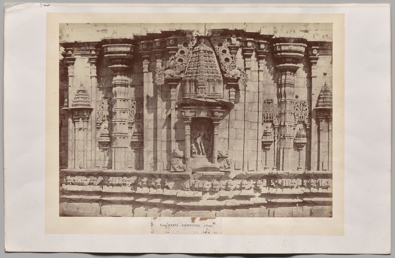 Kirwuttee, Bir Tapınak, Hindistan by William Henry Pigou