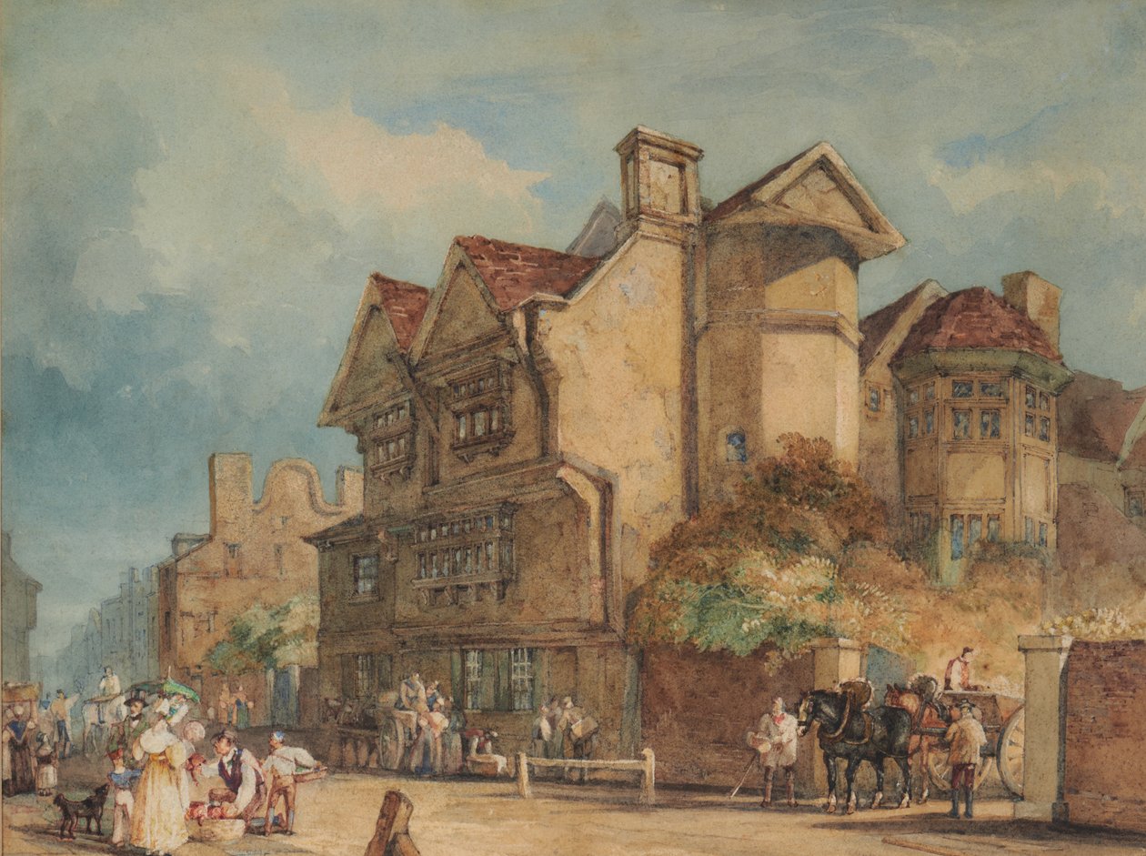 Eski Evler, High Street, Rochester by William Henry Pyne