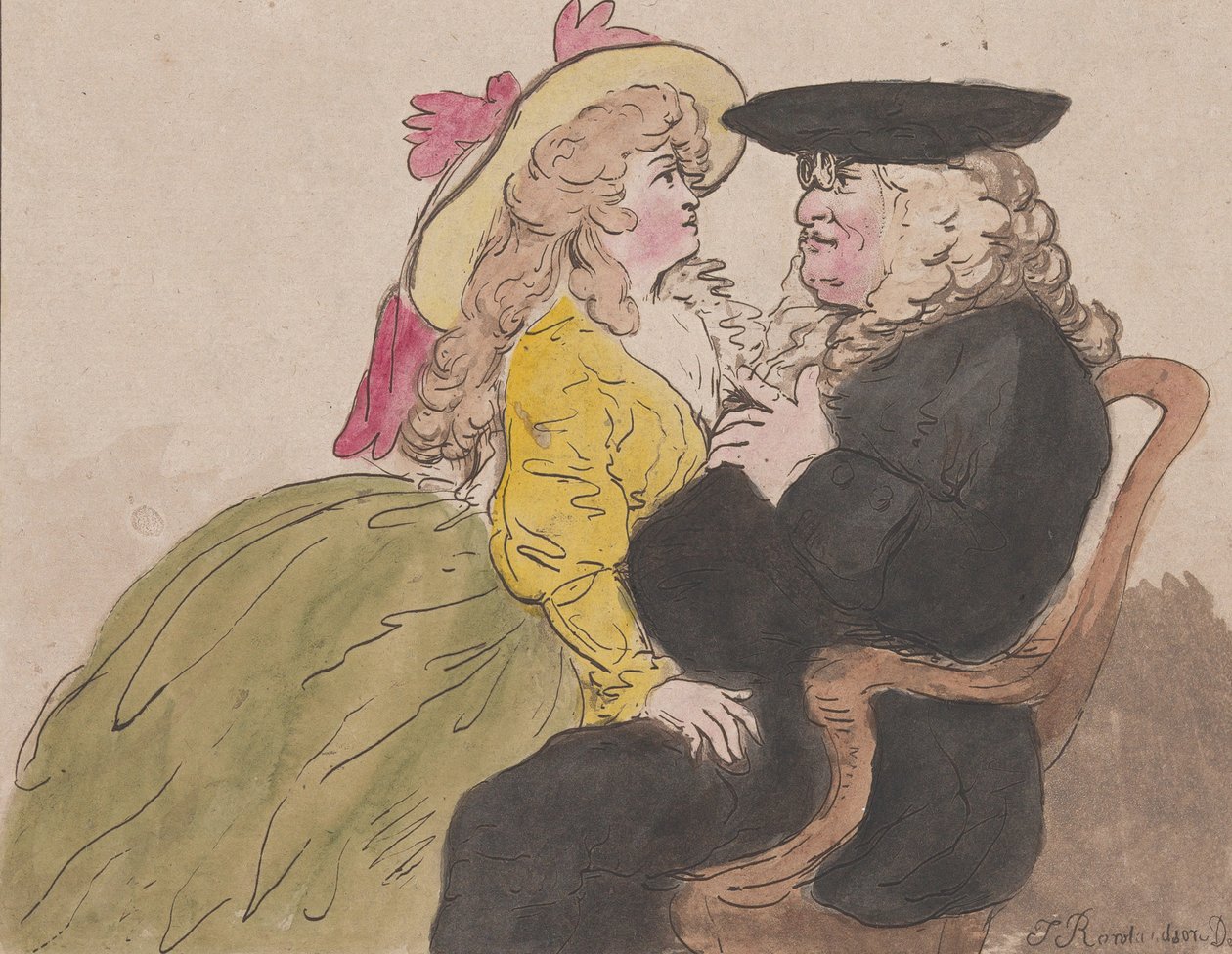 Avukatın Dizindeki Kadın—Romantik, 8 Şubat 1787. by William Henry Wood