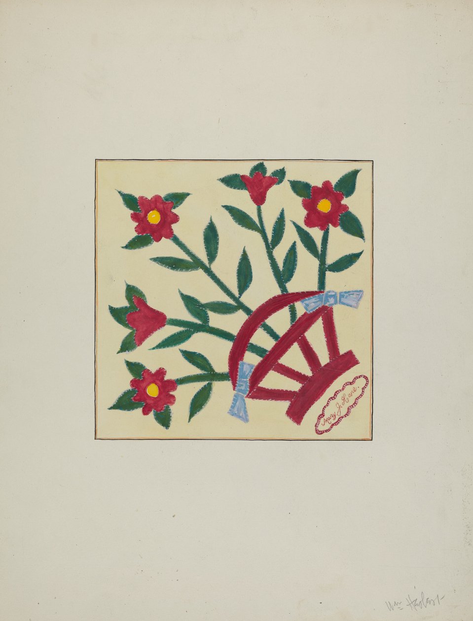 Parçalı Yorgan 1 Kare, c. 1940. by William Herbert