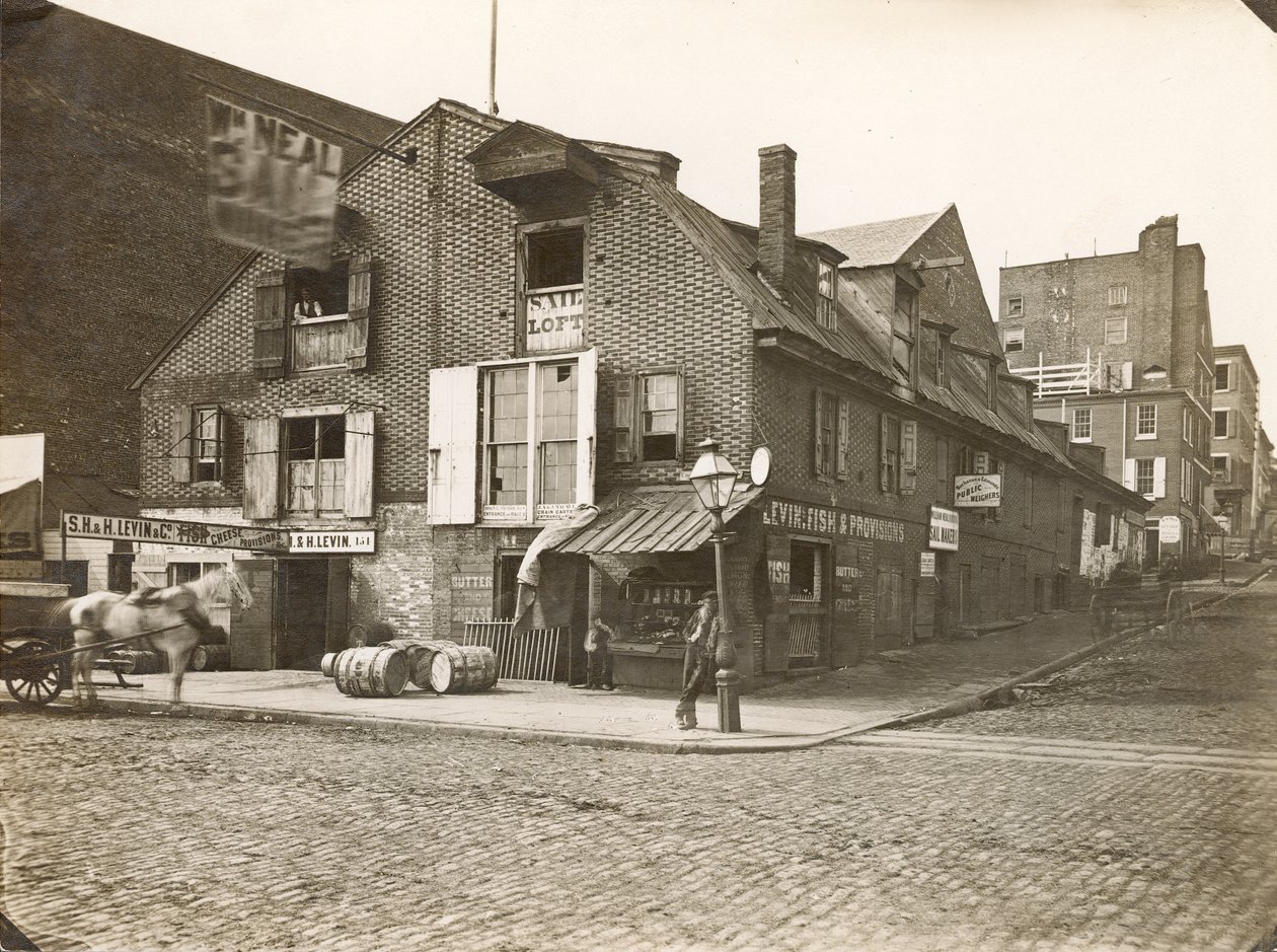 Race Street Rıhtımı, Delaware Avenue, Race Street, 1867 by William Herman Rau
