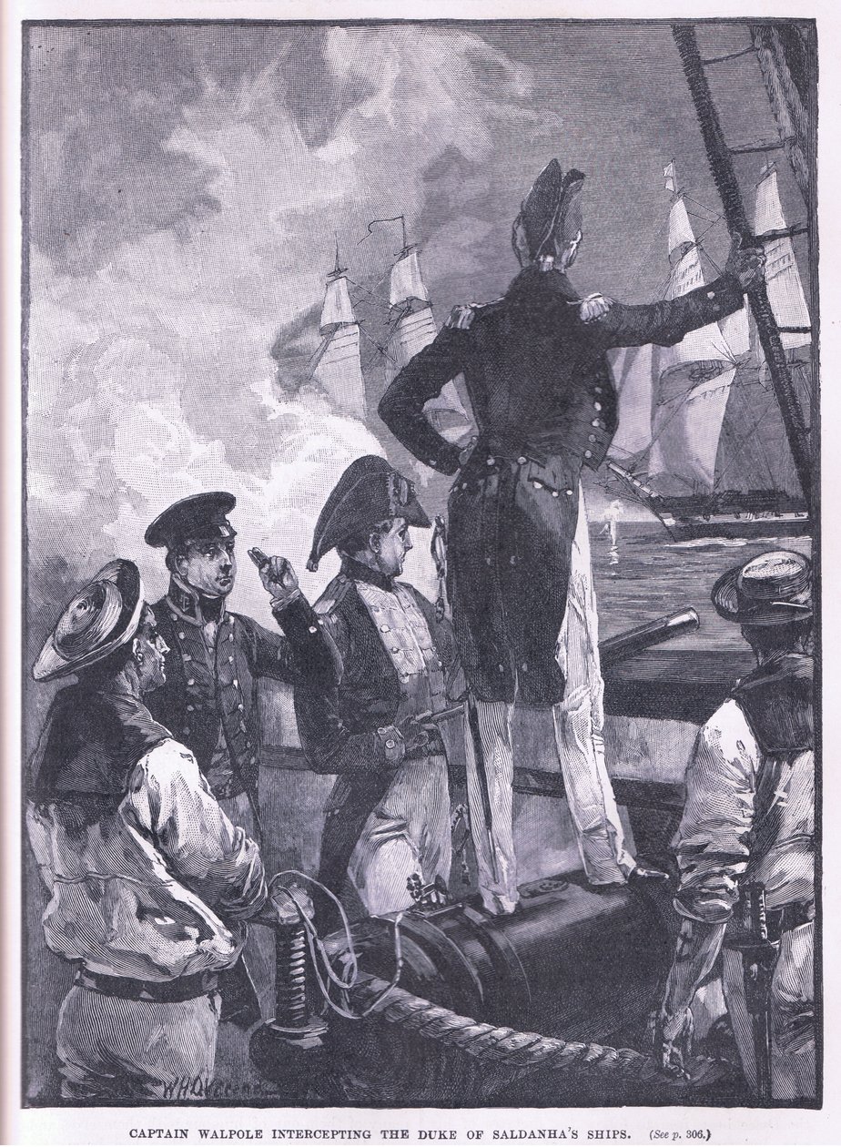 Kaptan Walpole, Saldanha Dükü