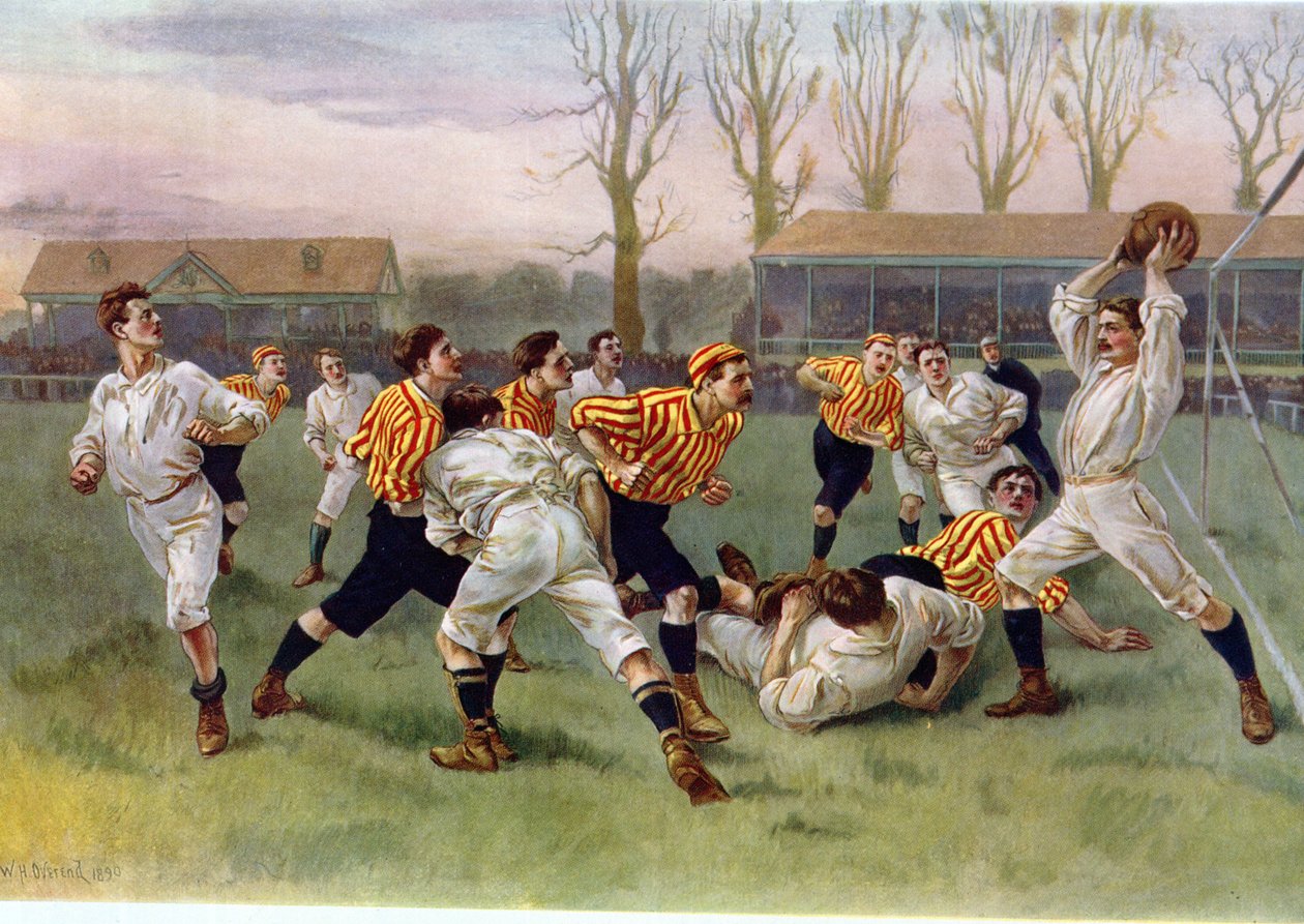 Futbol Maçı, 1890 by William Heysham Overend