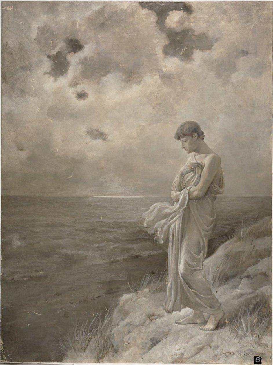 Sonnet: "Ben olmaktan korktuğum zaman", 1887 by William Hicok Low