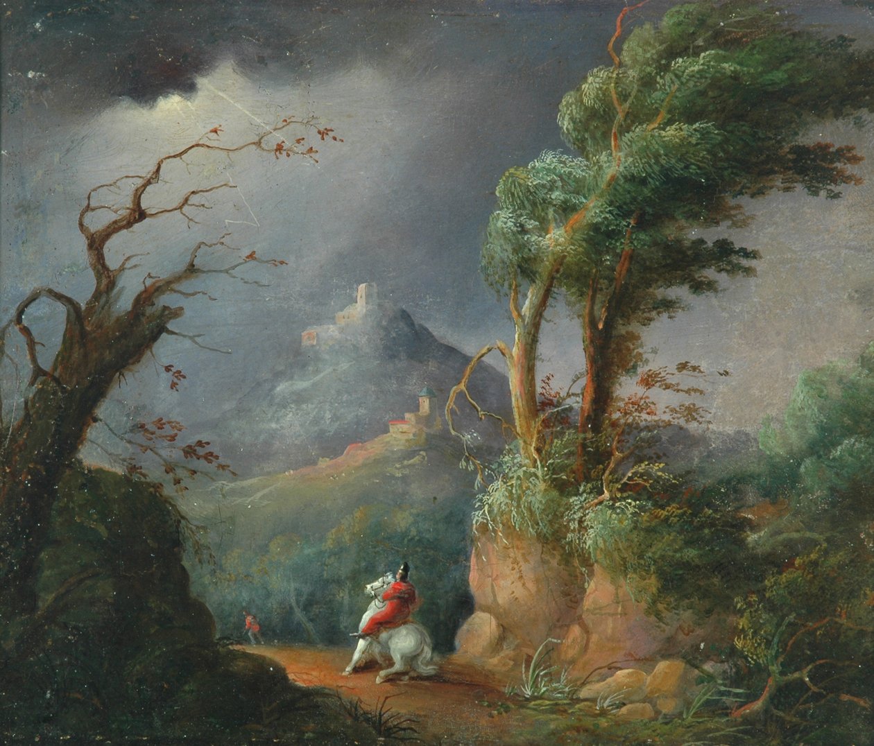 Bir Fırtına (gemide yağlı boya) by William Hilton