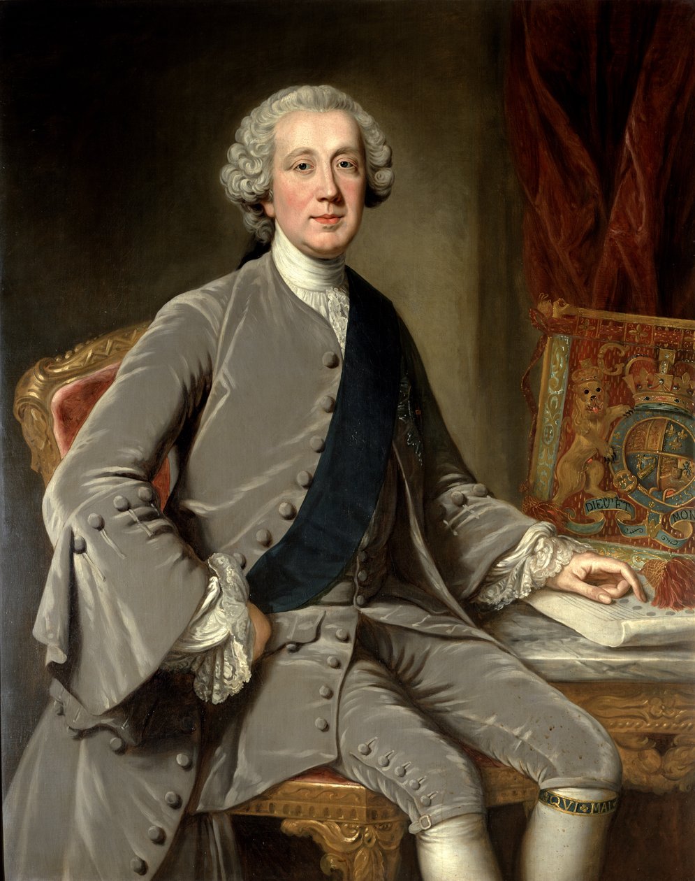 Richard Grenville, Earl Tapınağı, c.1760 by William Hoare
