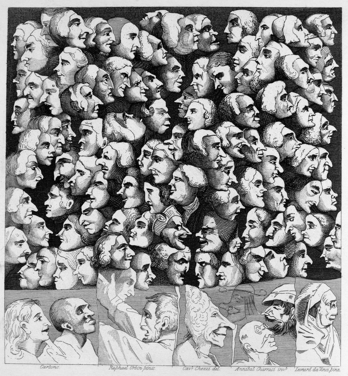 3 Karakter 4 Karikatür by William Hogarth