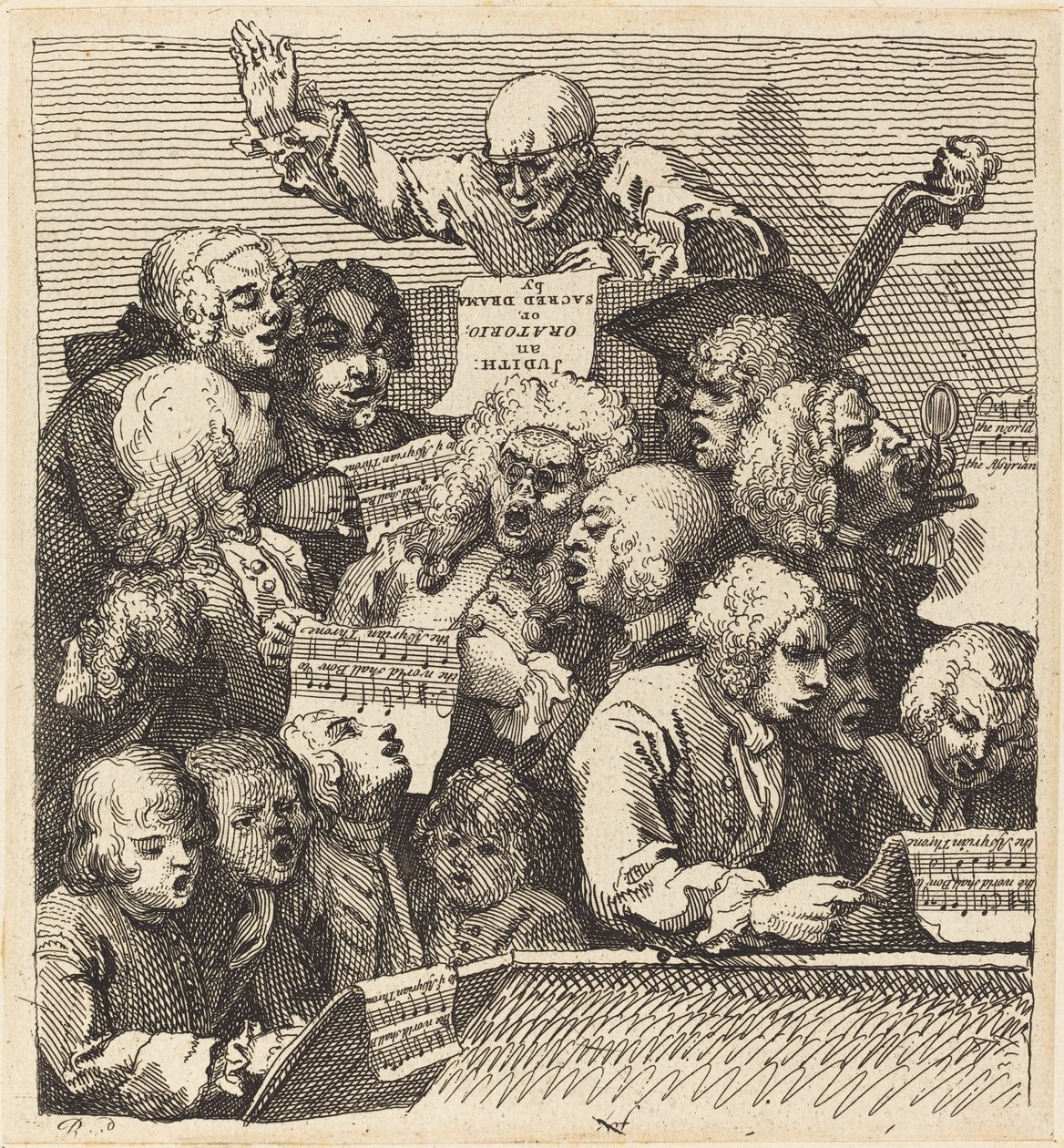 Şarkıcılar Korosu by William Hogarth