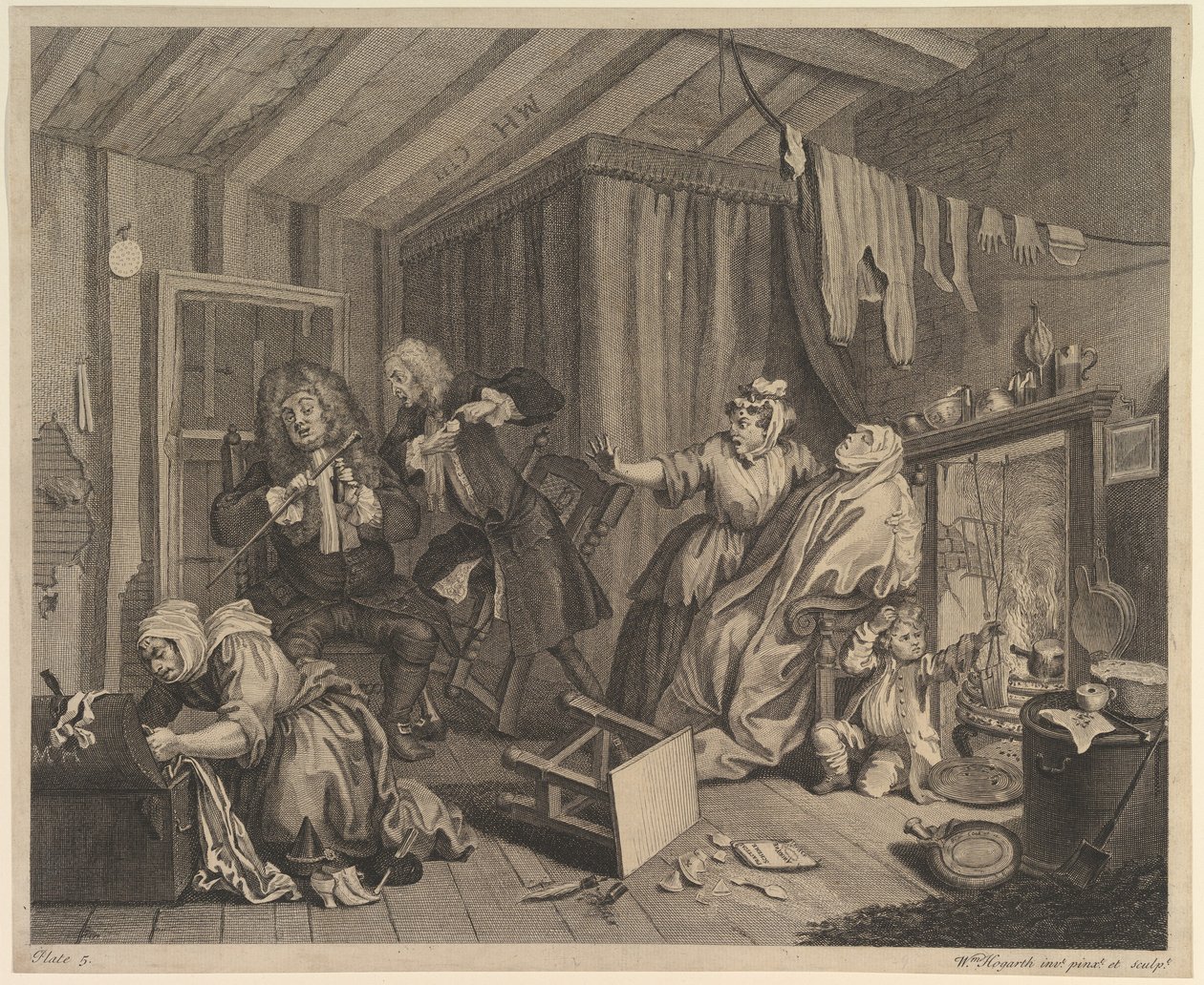 A Harlots Progress, Levha 5, Nisan 1732
