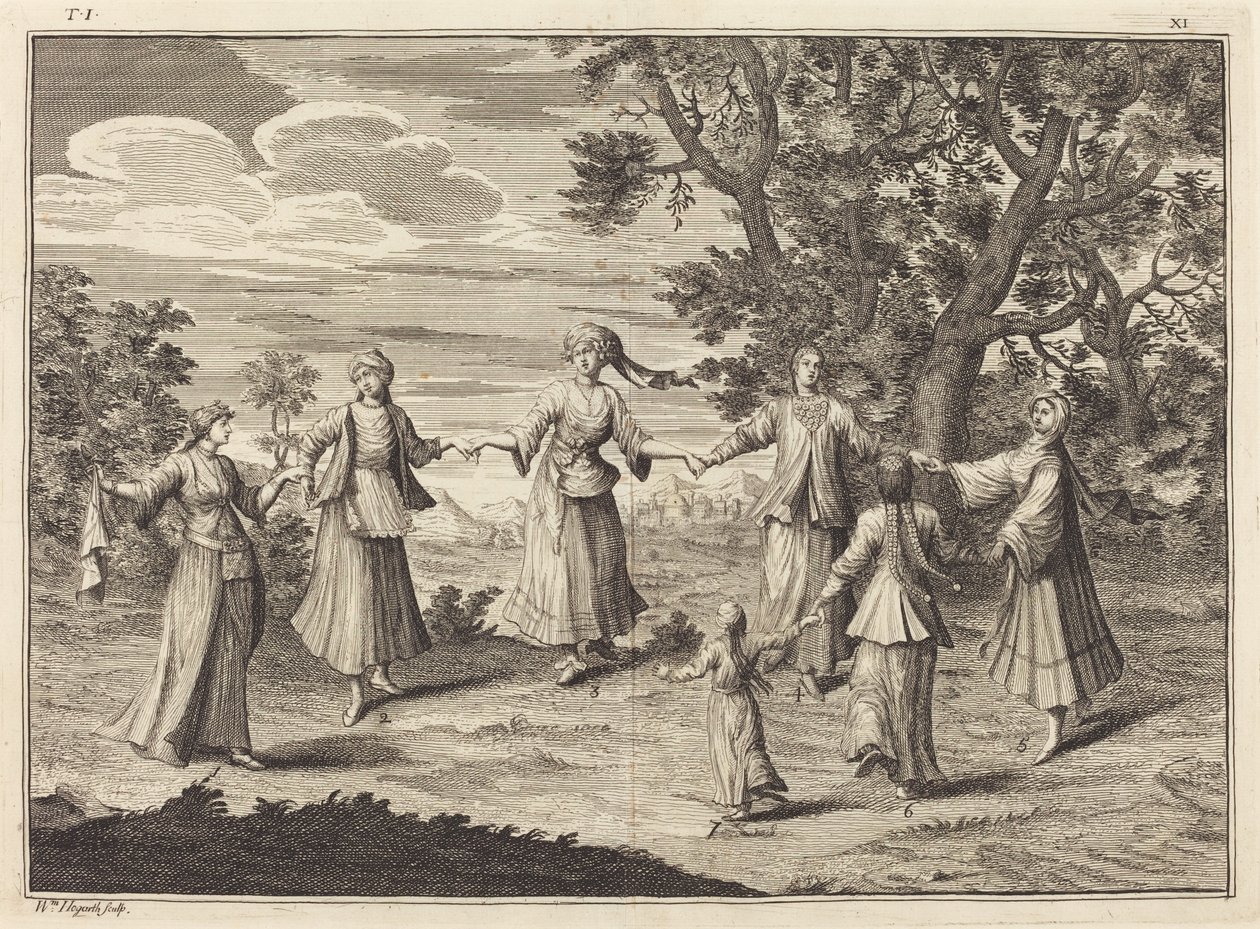 Yerli Dans by William Hogarth