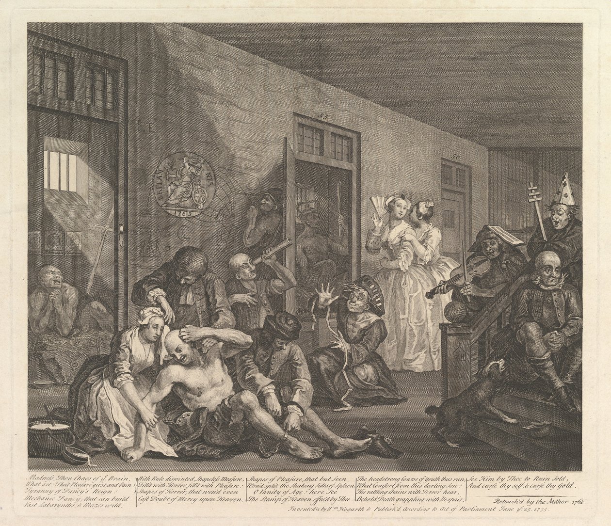 A Rakes Progress, Plaka 8, [25 Haziran 1735] 1763