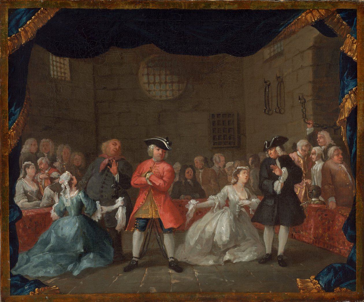 Dilenci Operasından Bir Sahne by William Hogarth