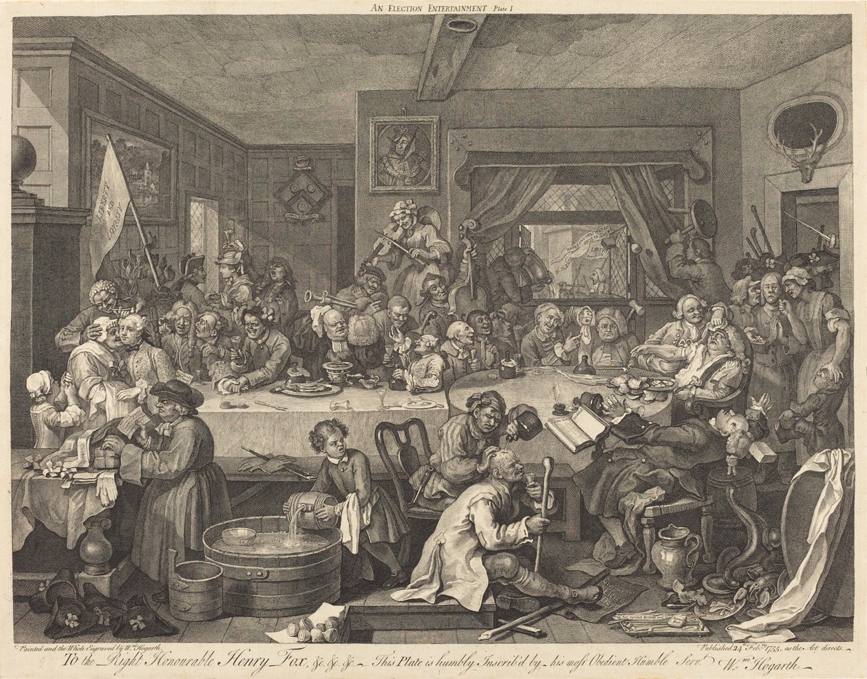 Seçim Eğlencesi by William Hogarth