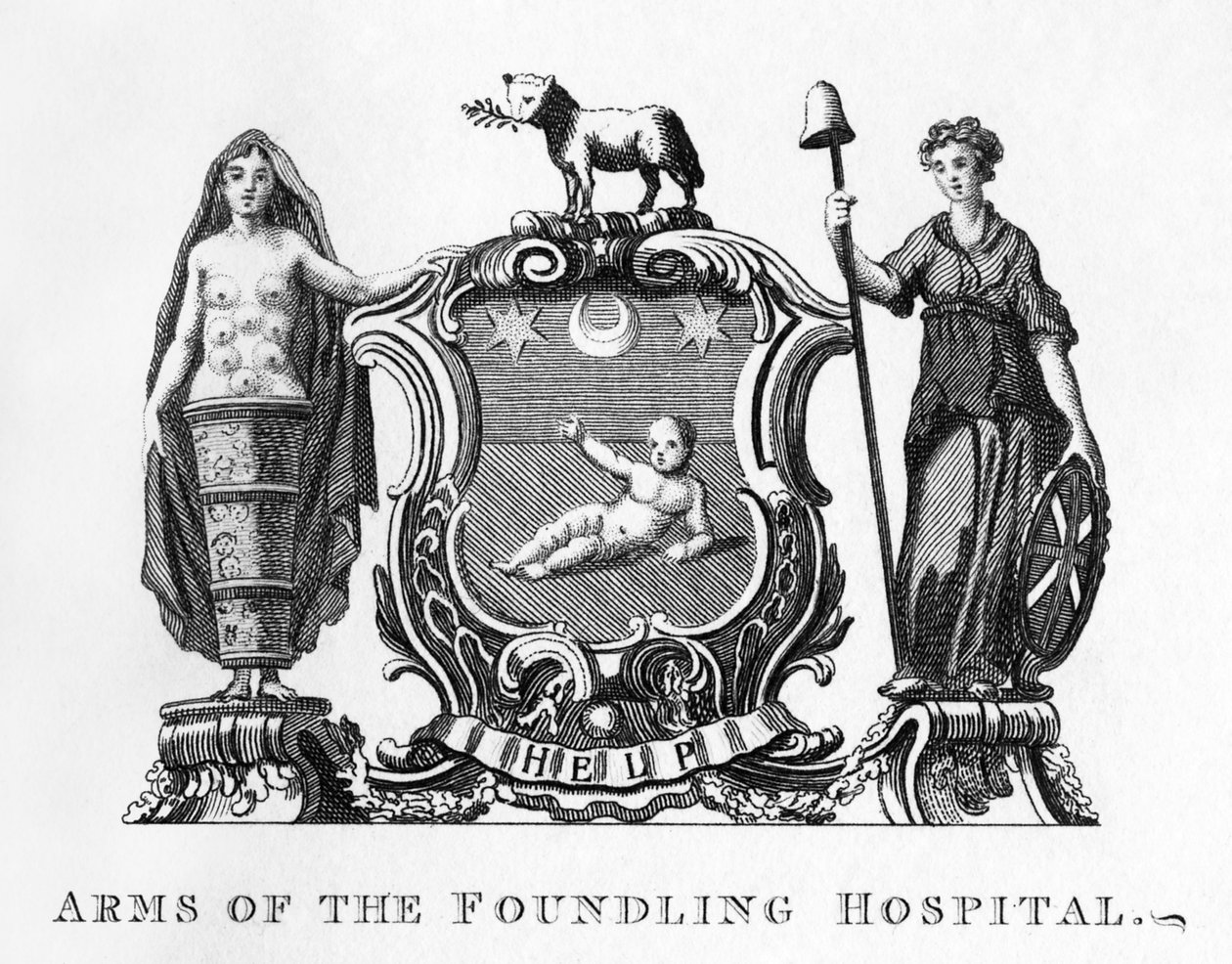 Foundling Hastanesinin Kolları, William Hogarth by William Hogarth