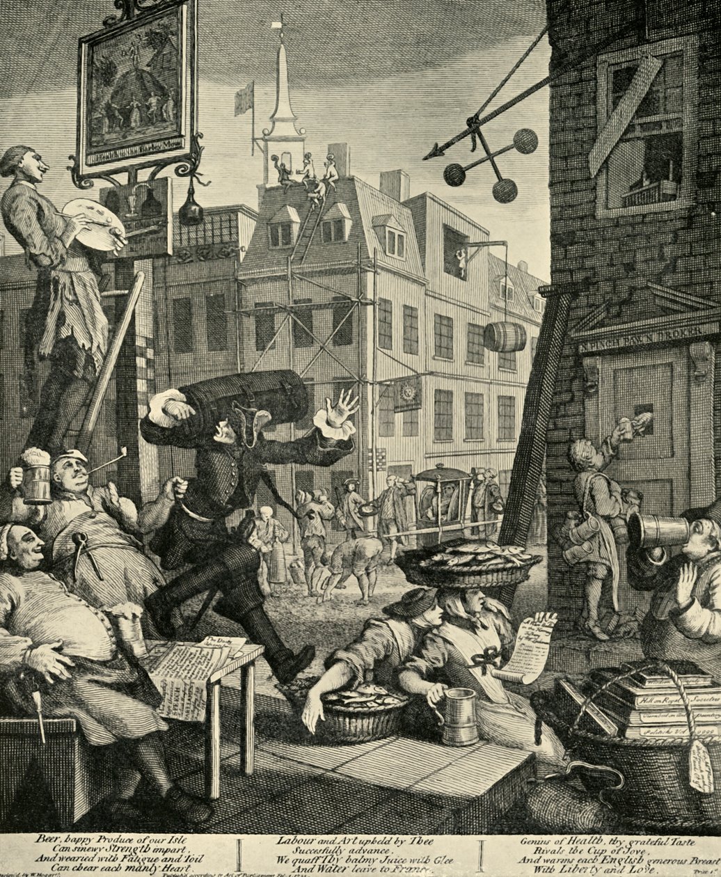 Bira Sokağı, 1751, 1925. by William Hogarth