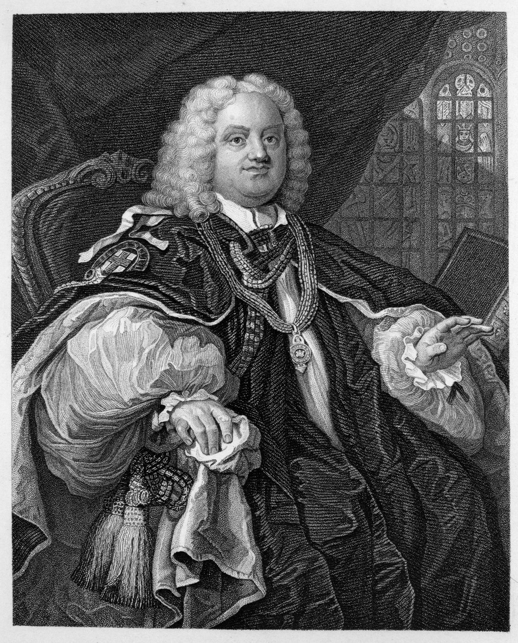 Piskopos Hoadly by William Hogarth