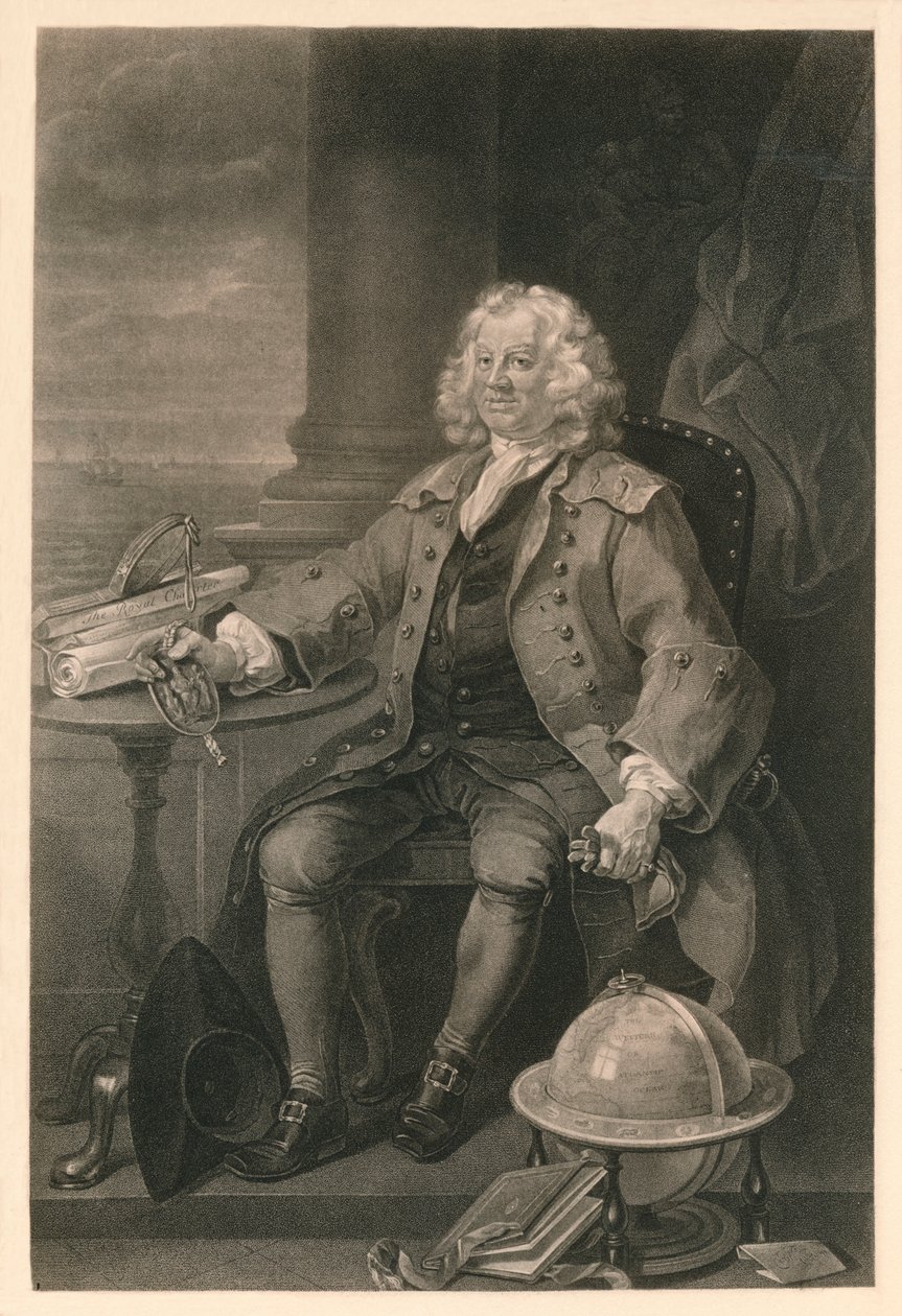 Kaptan Thomas Coram, 1740. by William Hogarth