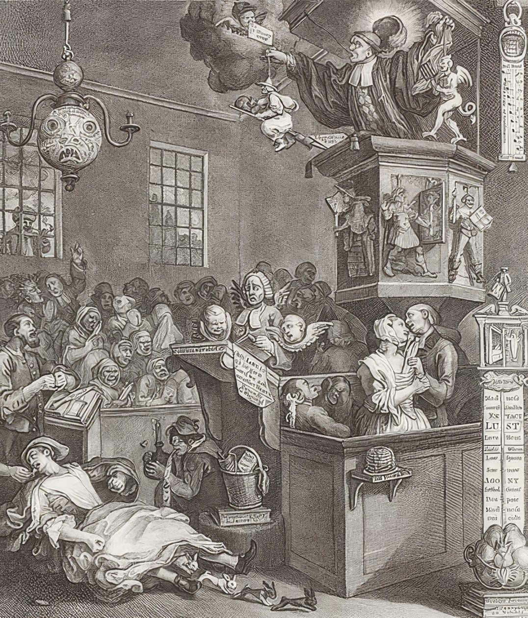 İnanç, Batıl İnanç ve Fanatizm. 1762 1762 by William Hogarth