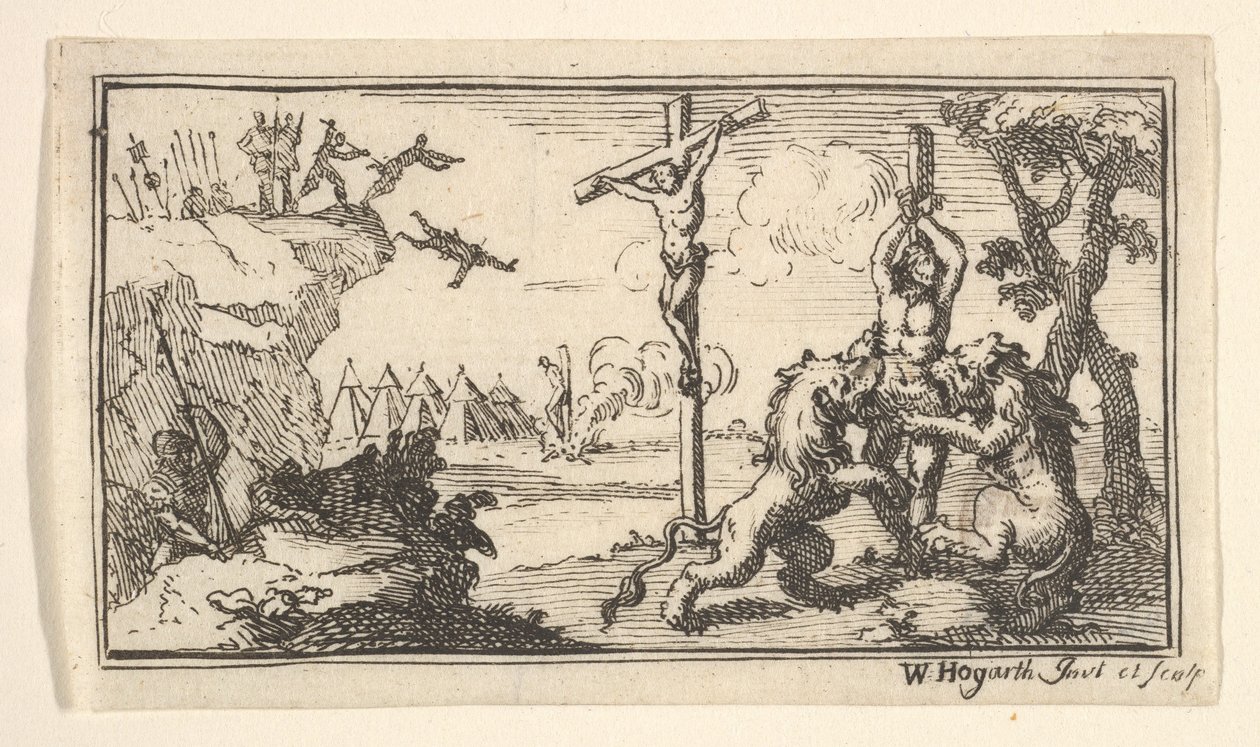 Çarmıha Gerilme, vb. John Beaver, Roma Askeri Cezaları, 1725, 1725