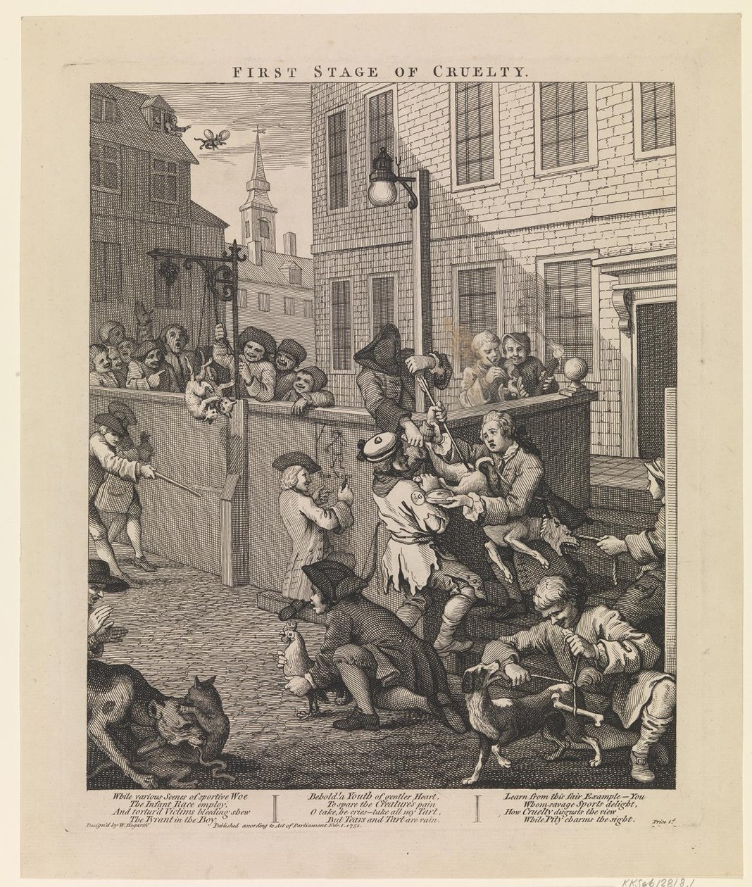 Zulümün İlk Aşaması by William Hogarth