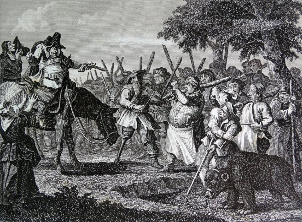 Samuel Butler'ın 'Hudibras'ının Ön Parçası by William Hogarth