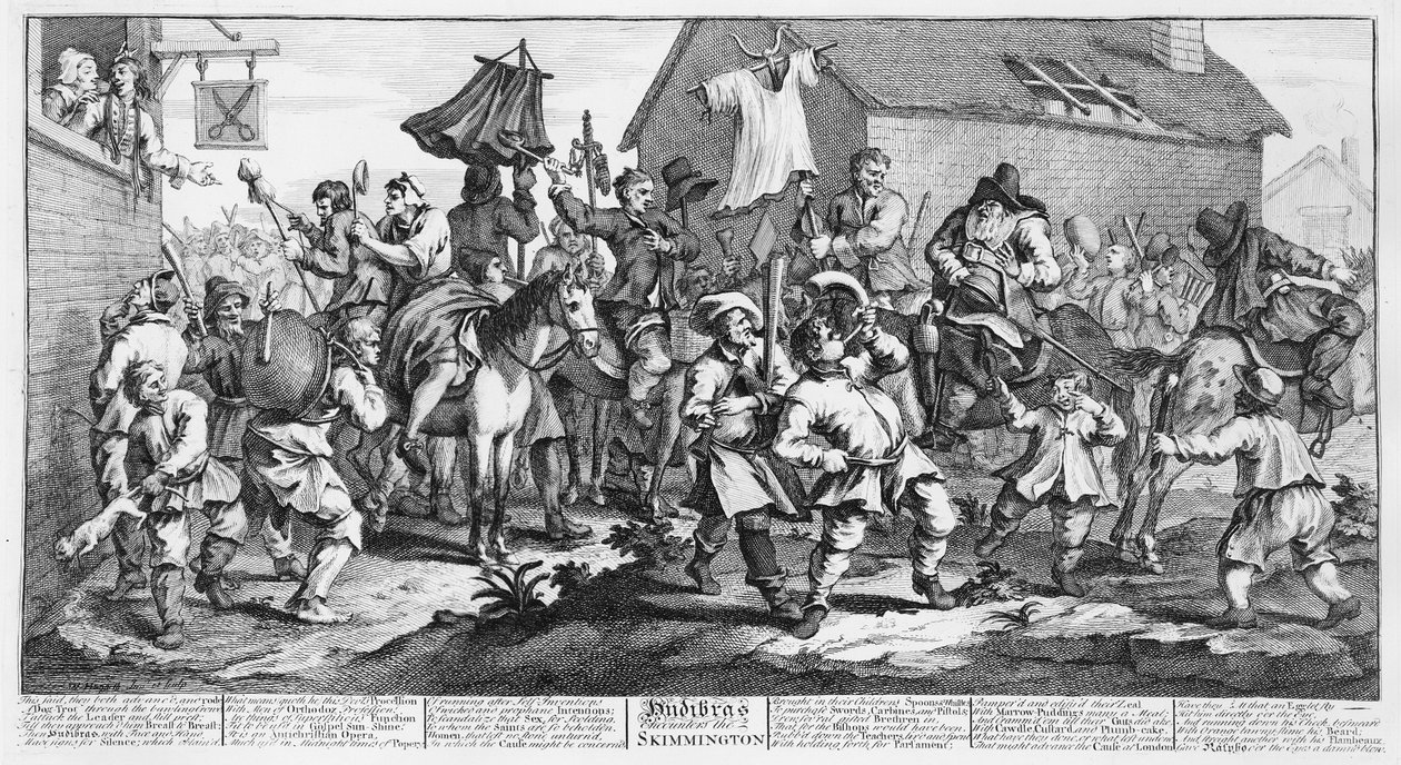Hudibras Encounters the Skimmington, from 