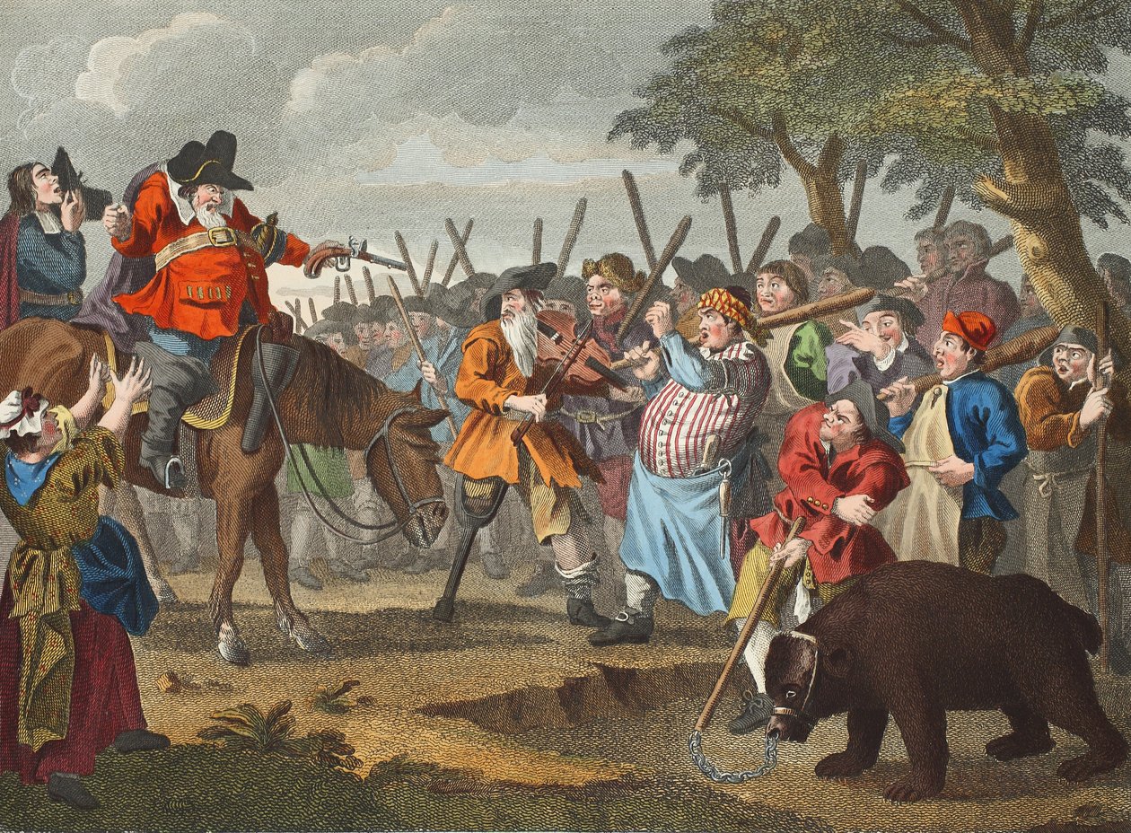 Hudibras'ın İlk Macerası, Samuel Butler'ın 'Hudibras'ından by William Hogarth